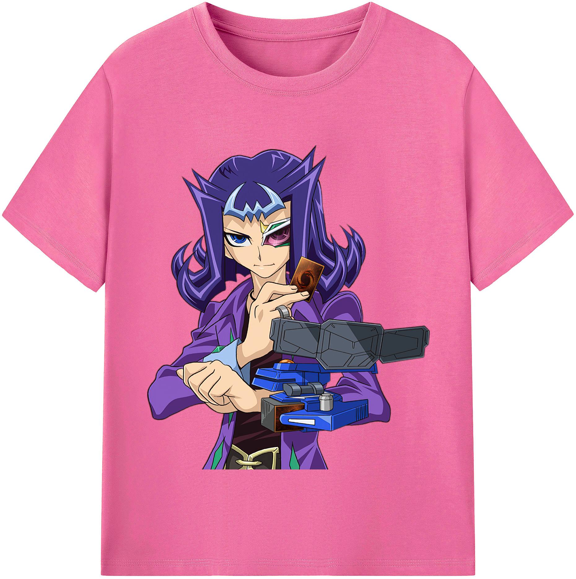 （画像用） 遊☆戯☆王 Yu-Gi-Oh! レディースカジュアルプリントTシャツ（綿100％）